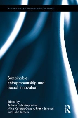 Sustainable Entrepreneurship and Social Innovation by Katerina Nicolopoulou