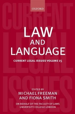 Law and Language book