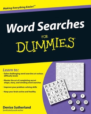 Word Searches For Dummies book