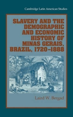 Slavery and the Demographic and Economic History of Minas Gerais, Brazil, 1720-1888 by Laird W. Bergad