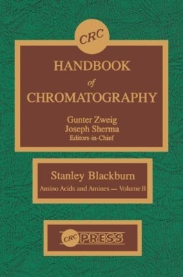 CRC Handbook of Chromatography by Joseph Sherma