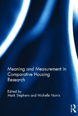 Meaning and Measurement in Comparative Housing Research book