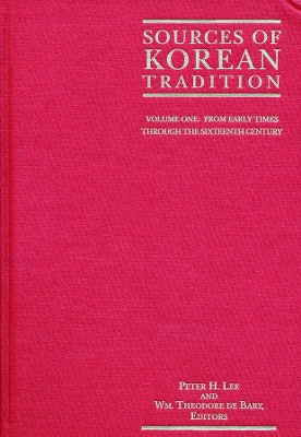 Sources of Korean Tradition: From the Sixteenth to the Twentieth Centuries by Jennifer Crewe