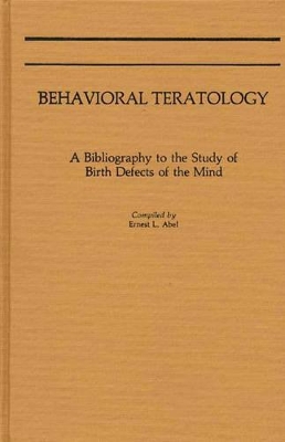 Behavioral Teratology book