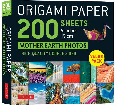 Origami Paper 200 sheets Mother Earth Photos 6 Inches (15 cm): Tuttle Origami Paper: High-Quality Double Sided Origami Sheets Printed with 12 Different Photographs (Instructions for 6 Projects Included) book