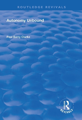 Autonomy Unbound book