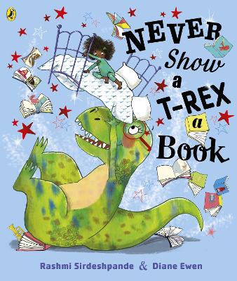 Never Show A T-Rex A Book! book
