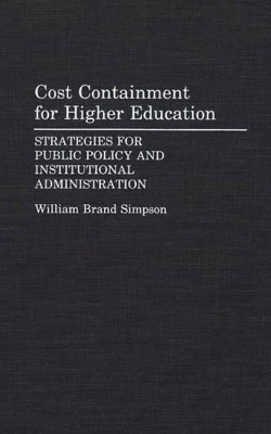 Cost Containment for Higher Education book