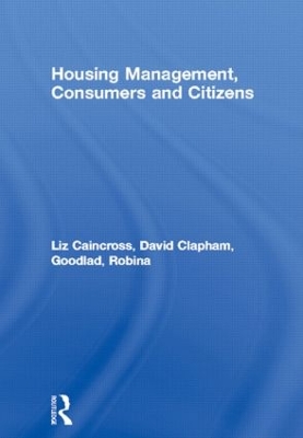 Housing Management, Consumers and Citizens book