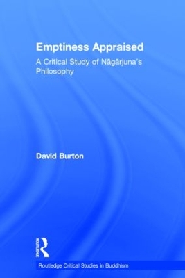 Emptiness Appraised by David F. Burton