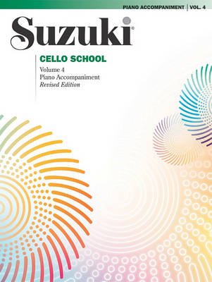 Suzuki Cello School Piano Acc., Vol. 4 book