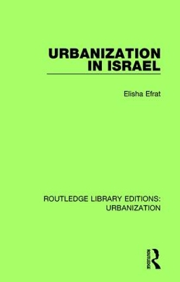 Urbanization in Israel book