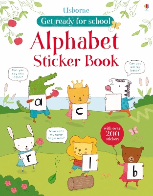 First Letters Sticker Book book