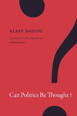 Can Politics Be Thought? book