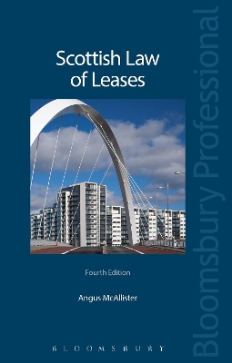 Scottish Law of Leases book