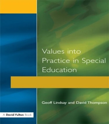 Values into Practice in Special Education book