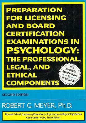 Preparation for Licensing and Board Certification Examinations in Psychology book