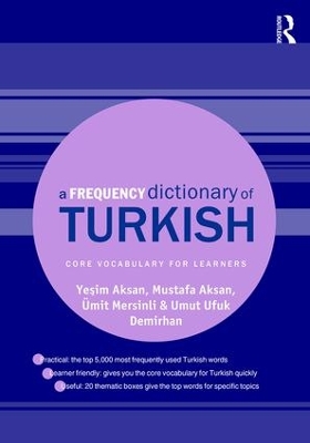 A Frequency Dictionary of Turkish by Yeşim Aksan