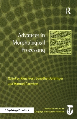 Advances in Morphological Processing book