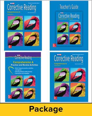 Corrective Reading Comprehension Level A, Teacher Materials Package book