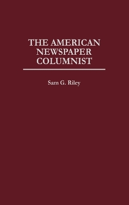 American Newspaper Columnist book