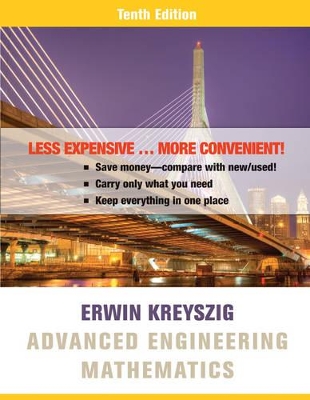 Advanced Engineering Mathematics 10E Binder Ready Version by Erwin Kreyszig