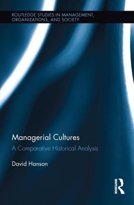 Managerial Cultures book