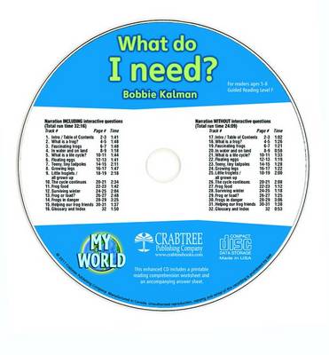 What Do I Need? - CD Only book