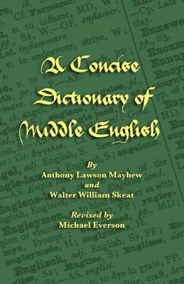 A Concise Dictionary of Middle English book