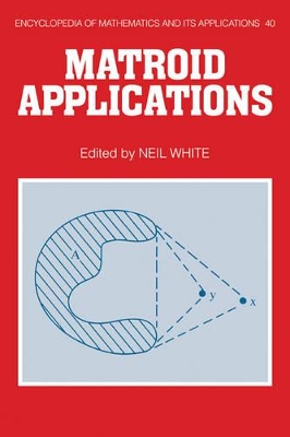 Matroid Applications by Neil White
