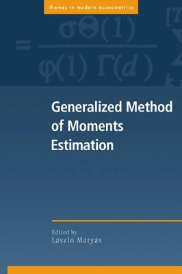 Generalized Method of Moments Estimation book