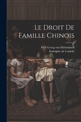 Le droit de famille chinois book