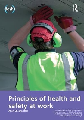 Principles of Health and Safety at Work book
