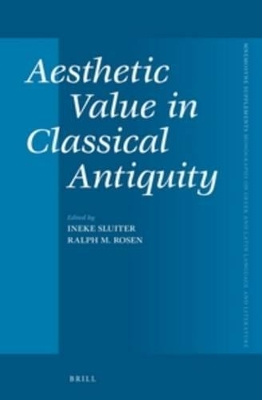 Aesthetic Value in Classical Antiquity book