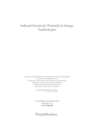 Induced Seismicity Potential in Energy Technologies book