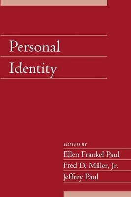 Personal Identity: Volume 22, Part 2 book