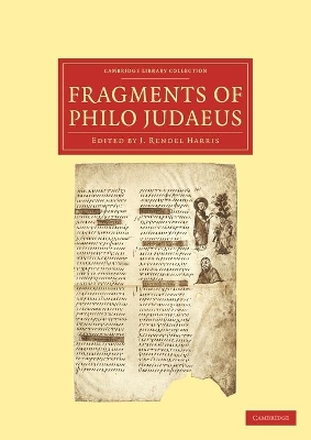 Fragments of Philo Judaeus book