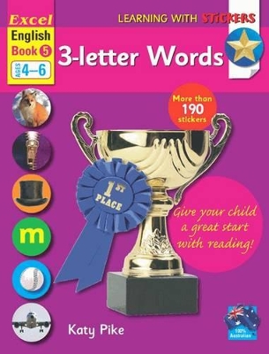 Excel English Book 5 - 3-letter Words book