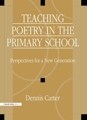 Teaching Poetry in the Primary School book