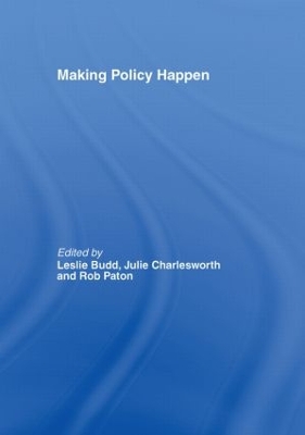 Making Policy Happen book