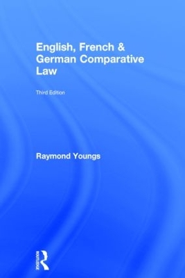 English, French and German Comparative Law book