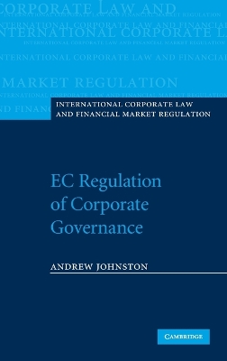 EC Regulation of Corporate Governance book