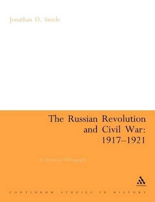 Russian Revolution and Civil War 1917-1921 book