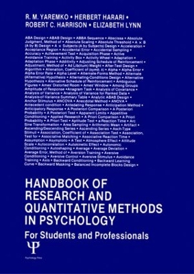 Handbook of Research and Quantitative Methods in Psychology book