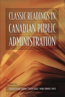 Classics In Canadian Public Adminstration book