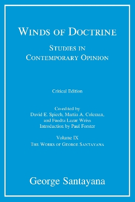 Winds of Doctrine, critical edition, Volume 9: Studies in Contemporary Opinion book