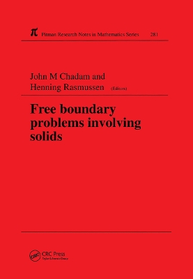 Free Boundary Problems Involving Solids book