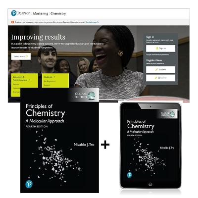 Principles of Chemistry: A Molecular Approach, Global Edition + Mastering Chemistry with Pearson eText by Nivaldo Tro