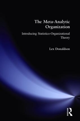 The Meta-Analytic Organization by Lex Donaldson