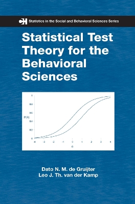 Statistical Test Theory for the Behavioral Sciences by Dato N. M. de Gruijter